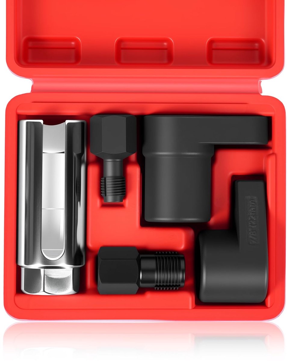 O2 zuurstofsensor stekker set 5-delig - 3/8" en 1/2" aandrijving - ShopVlot
