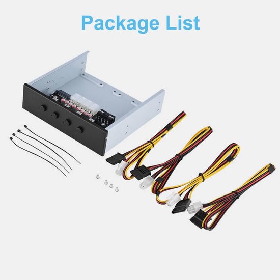 HDD Power Control Switch - 4 schakelaars voor harde schijf - SATA Drive Switcher met IDE - 2xSATA 15Pin interfaces - desktop PC computer optisch station . — afbeelding 4