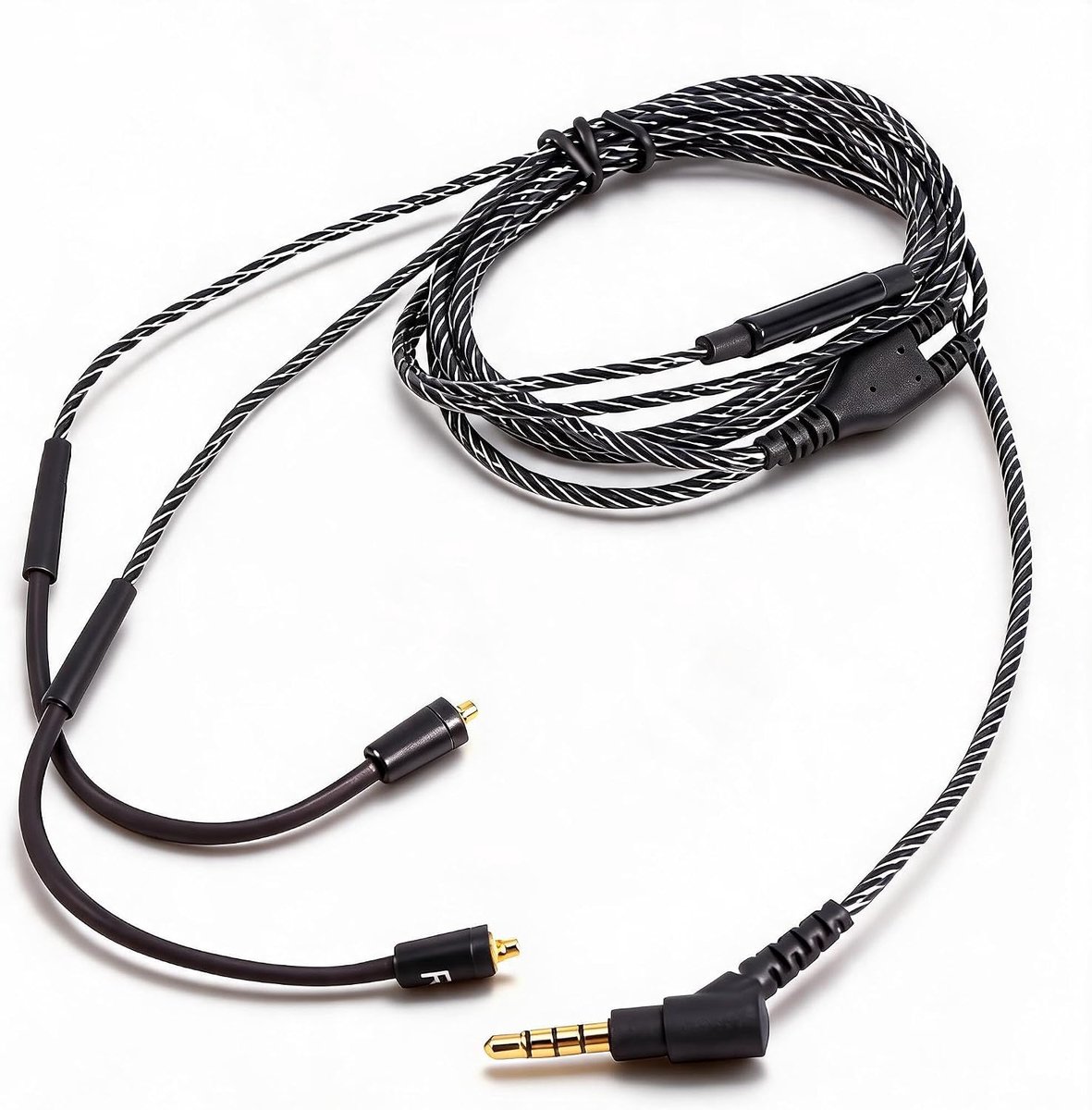 SnelShoppen - Vervangingsupgrade Audio Kabel 3.5mm Jack voor Hoofdtelefoon SE535 SE425 SE315 SE215 SE846 - 1.37m Zacht en Lichtgewicht