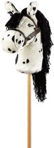 By Astrup Hobby Horse zwart-wit - Hobby Horse - Stokpaard - Stokpaardje - Stokpaardjes - Paarden Spullen - Speelgoed Meisje - Paarden Speelgoed Meisjes - Hobbyhorse - Paarden Cadeaus - Wit met Zwarte Stippen