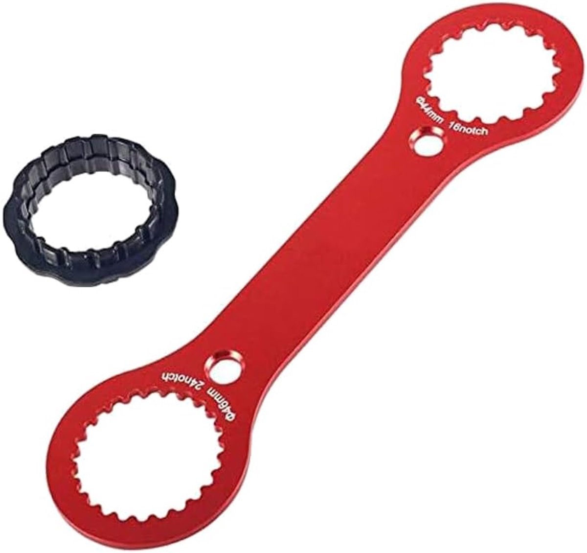 SnelShoppen - Fietsonderdelen - Voarge Fiets Bottom Bracket Reparatiewerktuig Aluminium As Sleutel - Compatibel met Centrale Slot Sleutel