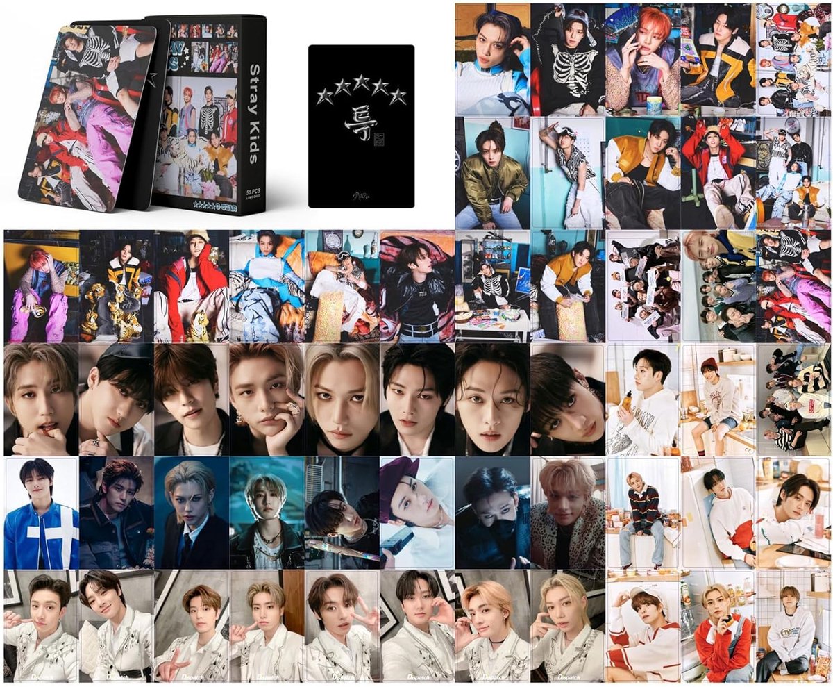 Lomo kaarten Stray Kids 54 stuks - 5,5 x 8,5 cm - Hoge kwaliteit - Perfect voor verzamelaars - ShopVlot