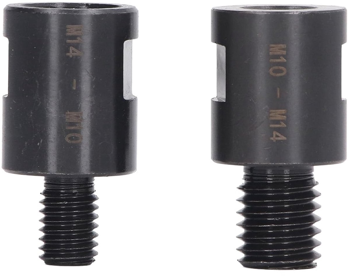 SnelShoppen - M14 naar M10 Draadadapter, M10 naar M14 Booradapters, Converteer Draadformaten voor Kernboor, Gatzaag, Schuur- en Vleugelborringen - 2 S