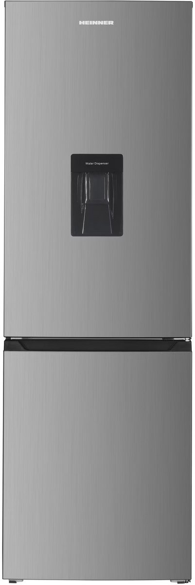 Heinner HC-HM313XWDE++ Koel-vriescombinatie met Waterdispenser – 313 L – Energieklasse E – Elektronische Bediening met Instelbare Thermostaat – LED-verlichting – Omkeerbare Deur – 5 Jaar Garantie