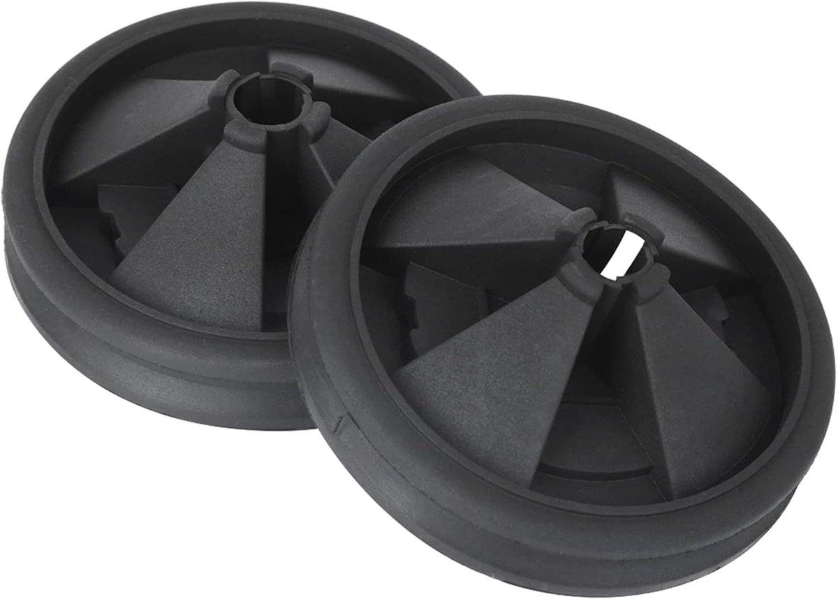 SnelShoppen - 2 Stuks Silicone Afvalverwijderaar Anti-Spat Deksel Afvaldispenser Deksel Geschikt Voor 87mm Buitenmaat Keuken