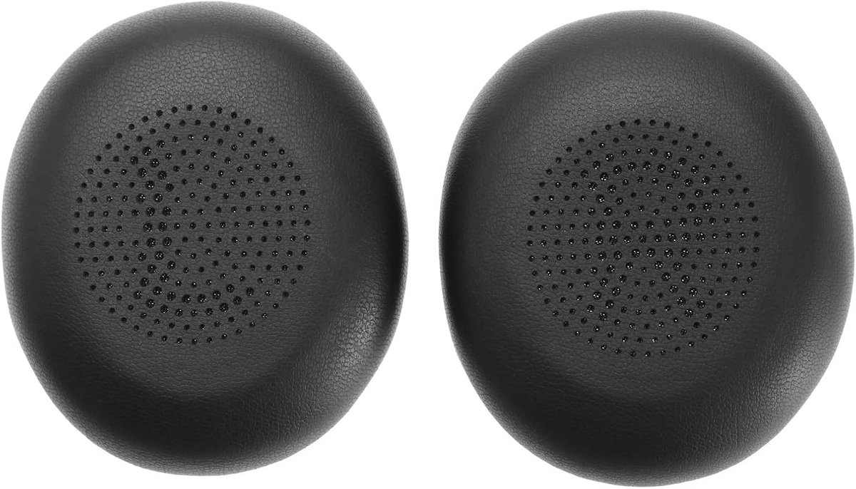 SnelShoppen - 1 Paar Oorkussens Compatibel met Evolve2 65/40 en Elite 45h - Comfortabele Protein Leer Vervangende Oorkussens voor Draadloze Hoofdtelef