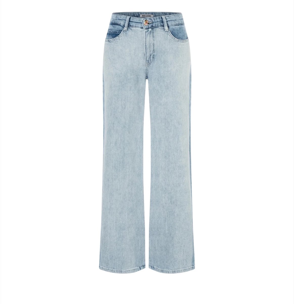 MAC - lichtblauwe Flow wide jeans - maat 36