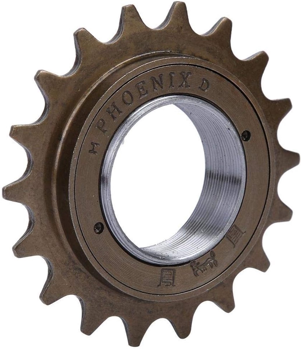 SnelShoppen - Fietsvliegwiel Sprockets Onderdelen Fiets Spaak Kettingwiel Achterwiel Enkelvoudige Snelheids Vrijloop voor Mountainbike en Racefiets