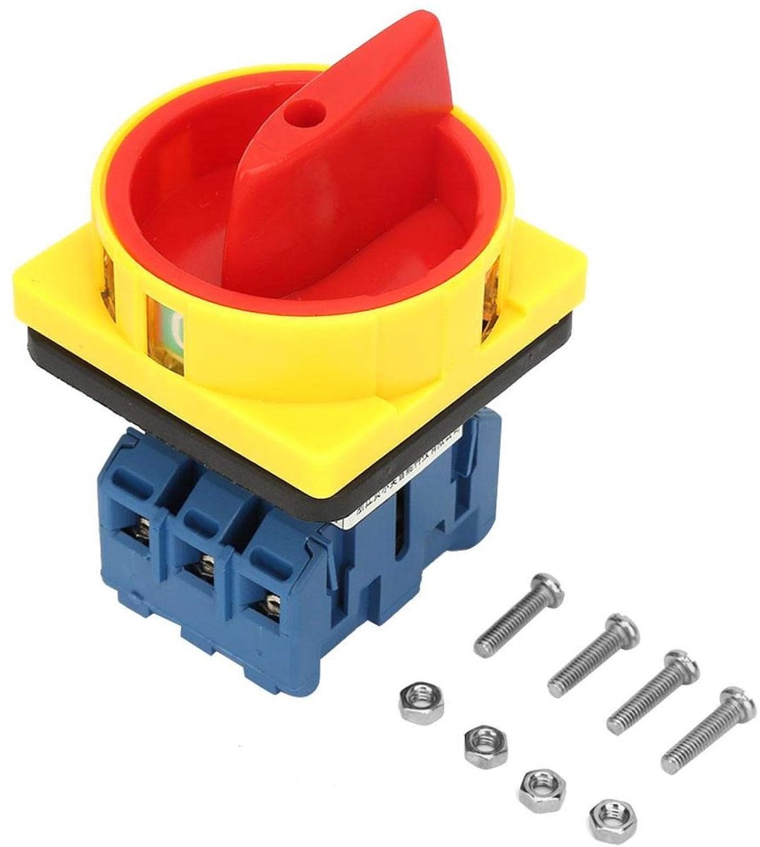 SnelShoppen - Chargebeveiligingsschakelaar, 3-polig, 25A/32A (32A), Compact, Veilig, Duurzaam, Voor Machinegereedschap en Mechanica