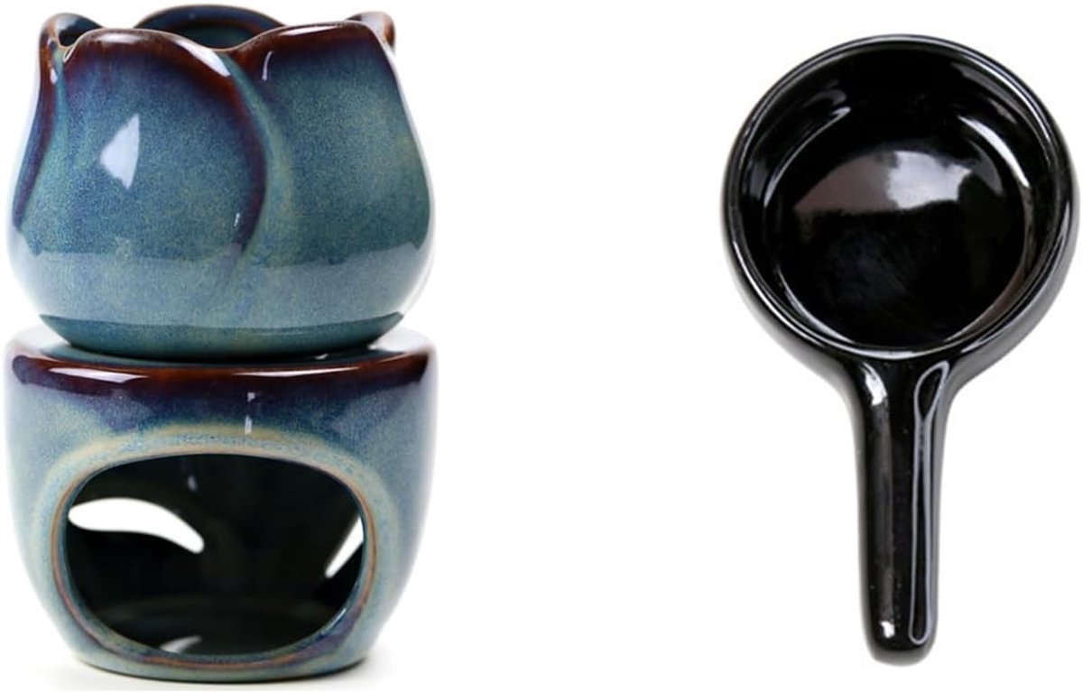 Ceramische Geur Lamp voor Wax en Essentiële Olie, Aromatherapie, Slaap Hulp en Ontspanning