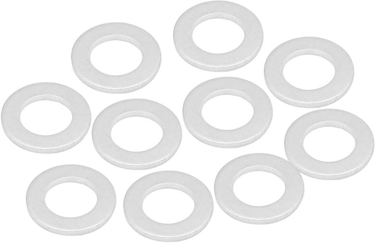 SnelShoppen - 10 Stuks Oil Drain Plug Washer Gaskets 14mm Aluminium, Duurzaam, Geschikt voor 94109-14000, Olieafvoerplug Keerring, Praktisch, Economis