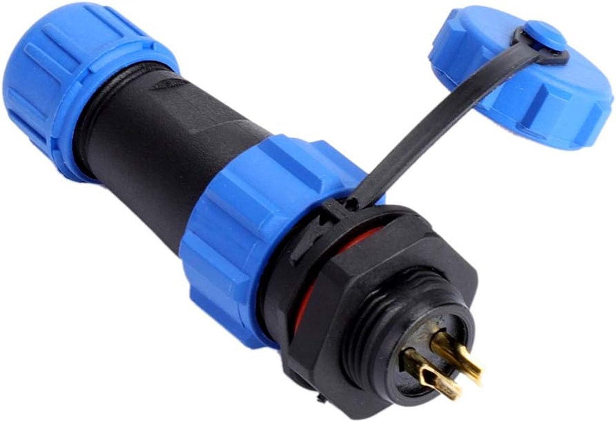 SnelShoppen - Waterdichte Aviation Connector IP67 SP13 2Pin/3Pin/4Pin/5Pin/6Pin/7Pin/9Pin Stekker - Hoogwaardige Kwaliteit, Ideaal voor Elektronische