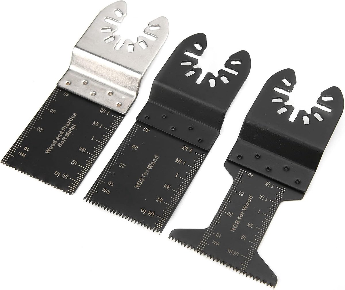 SnelShoppen - 50-delige Oscillerende Zaagblad Set - Multi Tool Handgereedschap - Carbon Staal & RVS - Snelle Montage - Ideaal voor Hout, Metaal & Demo