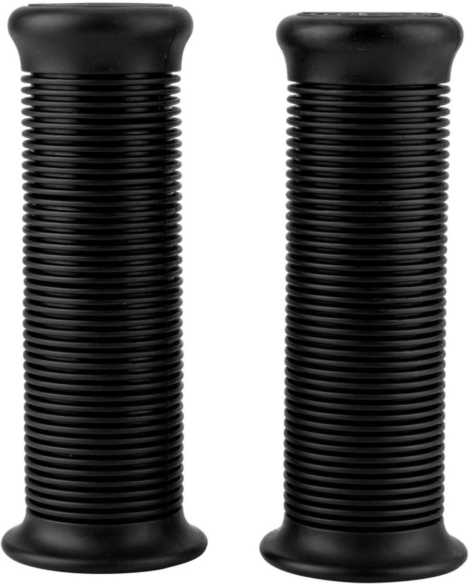 SnelShoppen - 2 Stuks Motorhandgrepen Antislip Rubber Bar End Thruster Grip 1 Inch 25mm TPU Comfort Handgreep voor Motorfiets (Zwart)