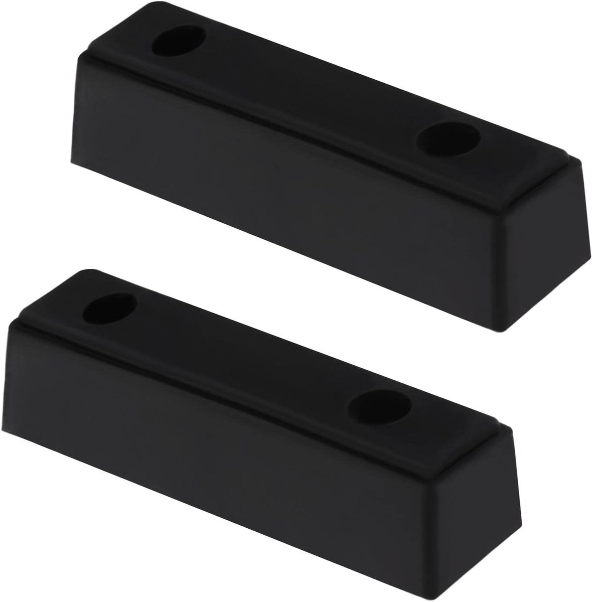 SnelShoppen - Rubber Bump Stop Buffer 2PCS voor Truck, Trailer, 210x50x50mm, Zwart, Ideaal voor Zware Deuren en Voertuigen