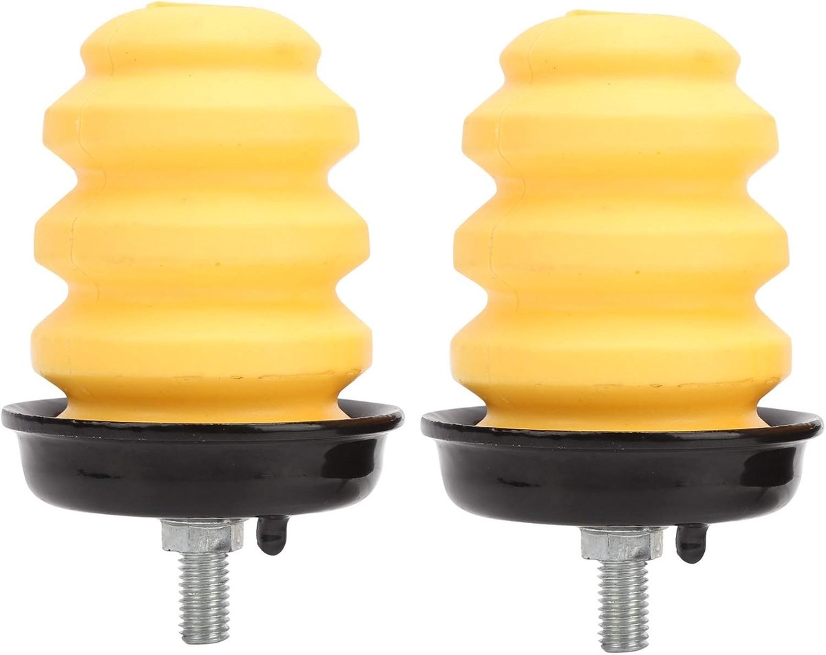 SnelShoppen - Bump Stop Rubber 2 Stuks Achterframe Demper 15712438 Geschikt voor Silverado 1500 - Duurzaam Rubber Materiaal, Eenvoudige Installatie