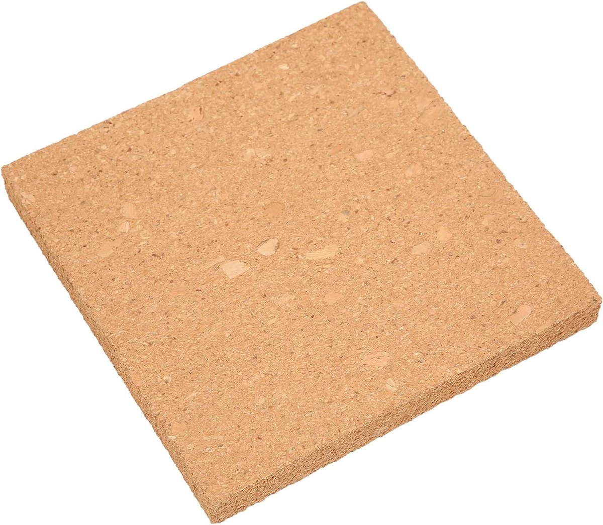 SnelShoppen - Kurkbord tegels, veelzijdig toepasbaar, Duurzaam prikbord voor huis, kantoor, school, 6 stuks, lichtgewicht, veilig, rubber kurk