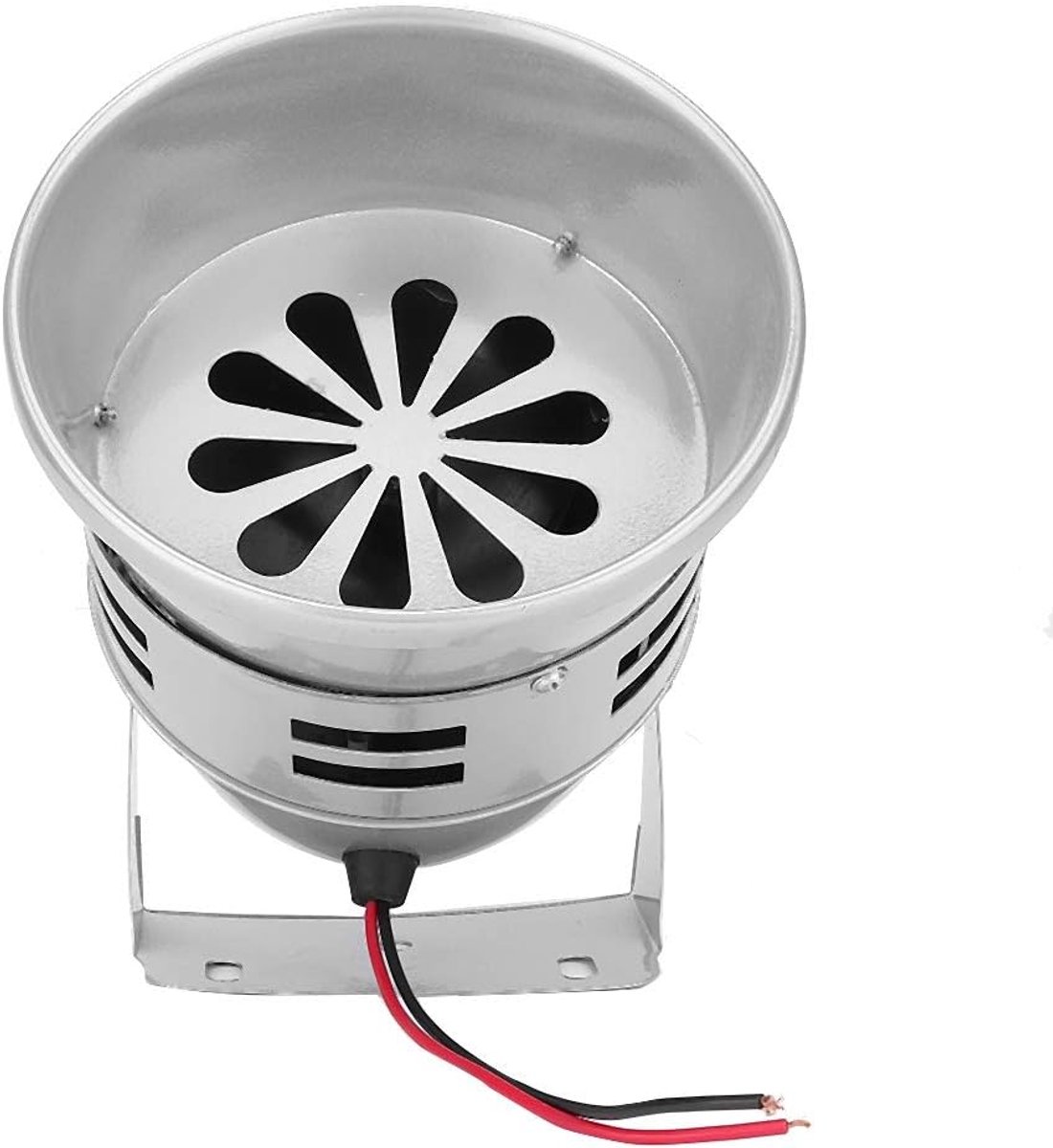 Car Horn 110db Car Engine Siren Super Loud Warning Alarm Emergency Sound Amplifier Large Wind Range Electric Horn for - ShopVlot