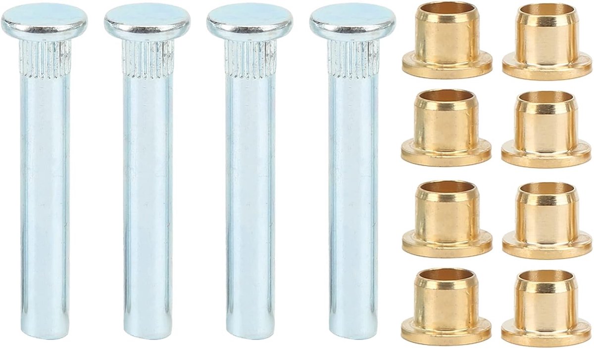 SnelShoppen - Deur Scharnier Pin Bus Set Metaal Vervanging voor Nissan Navara D22 Frontier UTE Pickup Truck 1997-2005 - Hoogwaardige Duurzaamheid, Ste