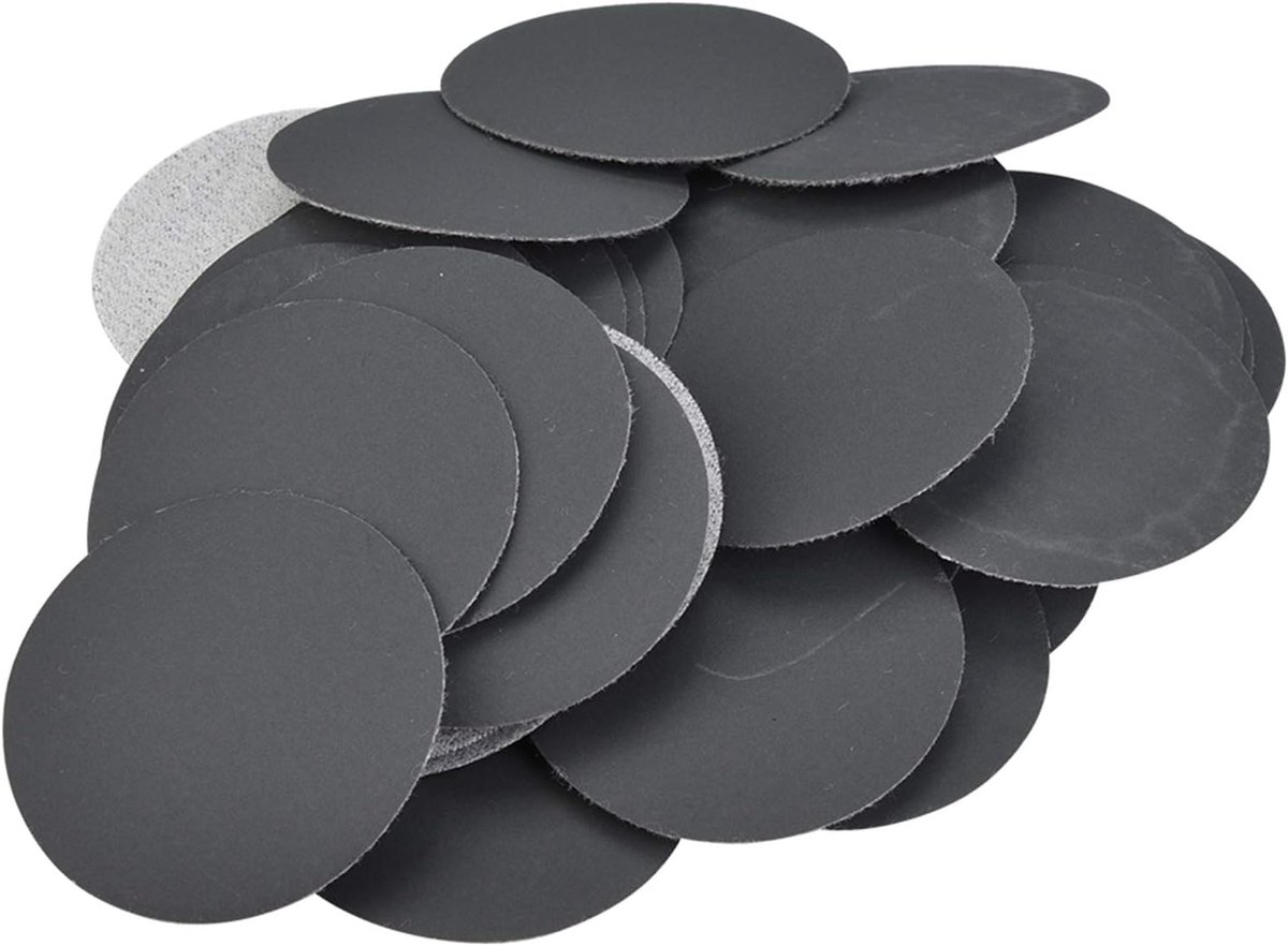 SnelShoppen - 50 Stuks Schuurdiscs 50mm Assorted Schuurpapier Granulatie voor Excenterschuurmachines - Duurzaam en Gebruiksvriendelijk