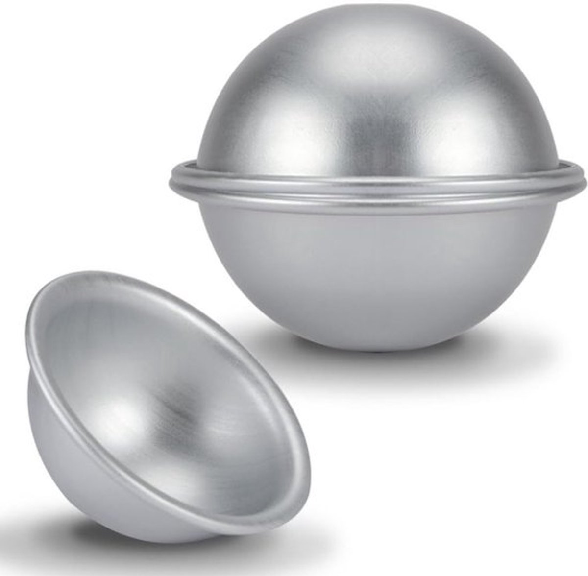 Semicirkelvormige aluminium vorm voor taart, jelly, pudding en snoep - 10 cm, duurzaam en veelzijdig