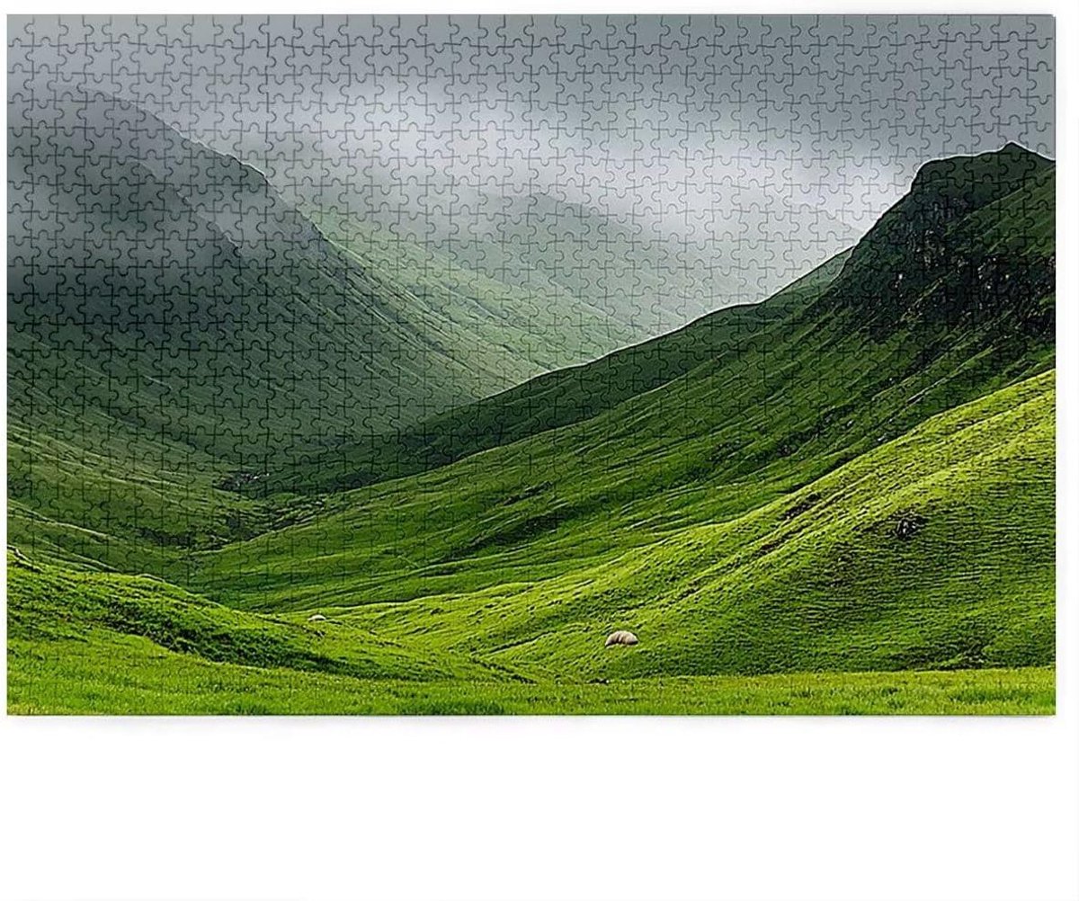 Landschapspuzzel 5000 stukjes - Volwassen puzzel Houten puzzel - Ontspanning en concentratie - Letteraanwijzingen op achterkant - 156x105 cm - Meerkleurig