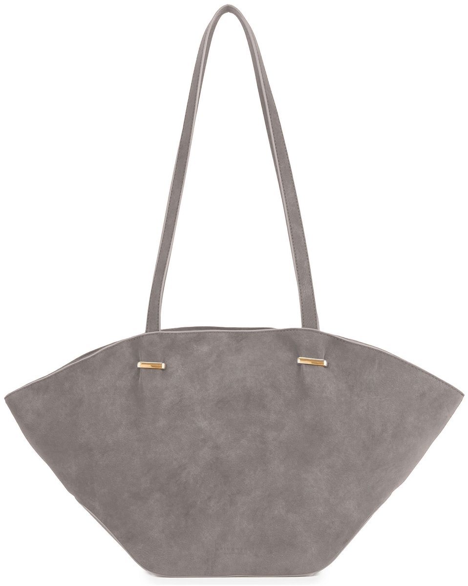 SEIDENFELT MANUFAKTUR schoudertas Rena Shopper Grey grijs