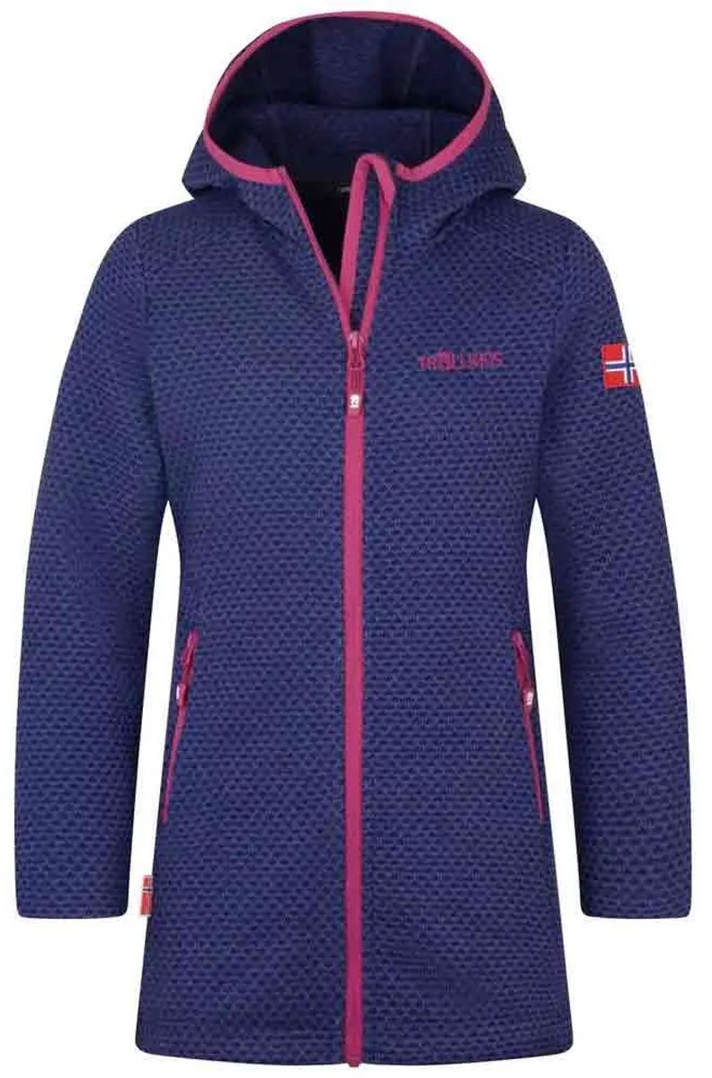 Trollkids Jondalen Coat Jas Blauw 116 cm Kinderen