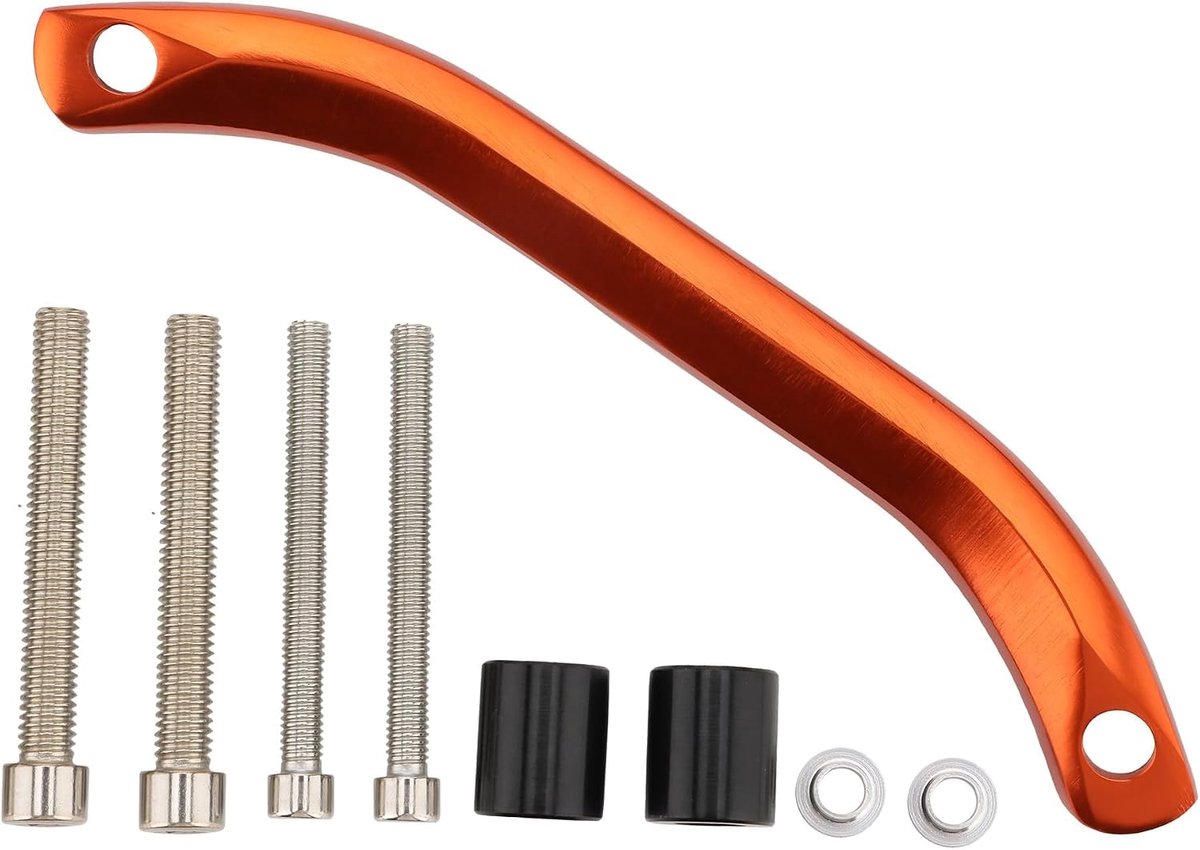 SnelShoppen - Achterste Zitgreep Vervanging voor 2011-2016 EXC EXCF SX SXF XC XCF XCW XCFW SMR 125-500 Oranje CNC Aluminium Makkelijk te Installeren