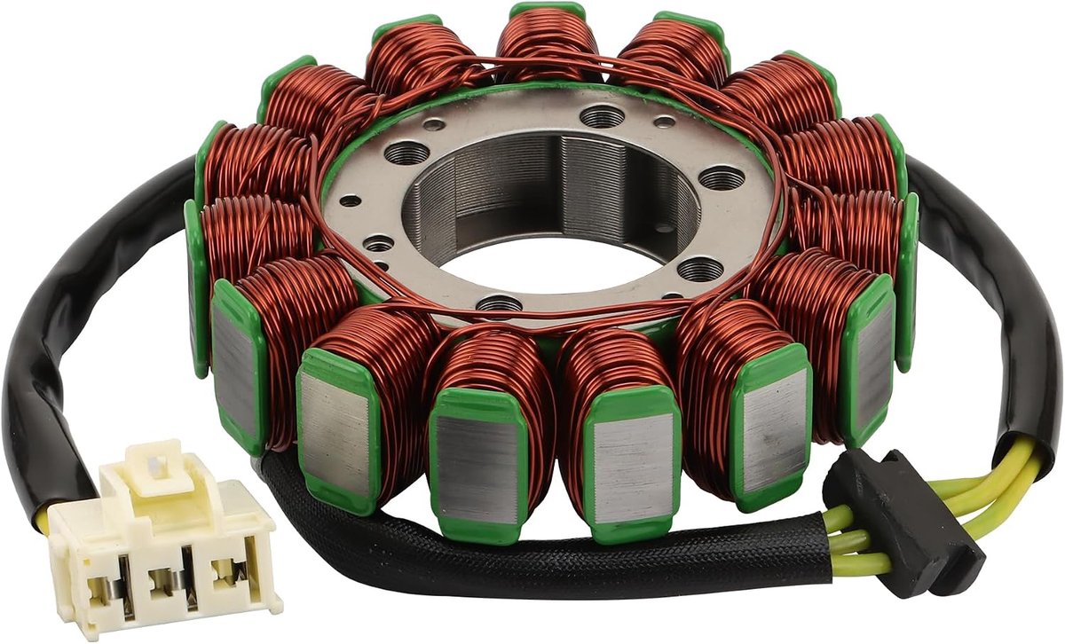 SnelShoppen - 15 Coil 3 Draads Magnetische Stator Vervanging voor Motorfiets 2011-2017 RSV4 1000 Factory, RSV4 R 1000, Tuono V4 1000, OEM 2D000049