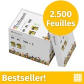 Printpapier Kopieerpapier 2500 vel 5 x 500 A4 Premium Hoogwit CIE 160 Testwinnaar PEFC gecertificeerd