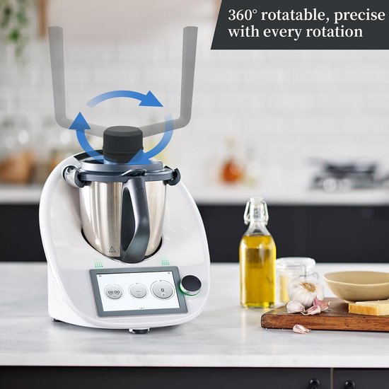 Stoominverter voor Thermomix TM5 TM6, Voedselveilige PP Stoomafleiders - Keukenbescherming en Voedselverliespreventie, Keukenaccessoires voor Thermomix van Merkloos — afbeelding 3