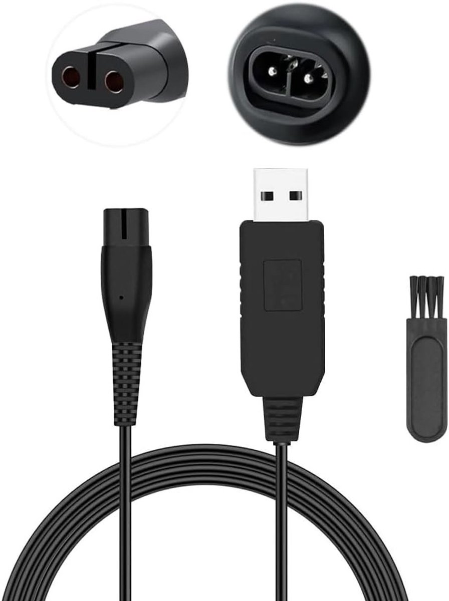 USB Oplaadkabel voor OneBlade en Scheerapparaten - Geschikt voor QP2520, QP2570, MG3730 en meer - Duurzaam en Betrouwbaar