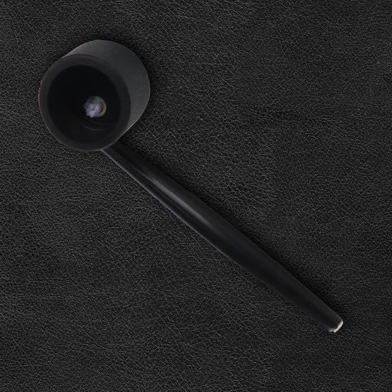 SnelShoppen - Zwarte ronde keu krijtdop met ergonomisch handvat, stijlvol plastic nylon en metalen constructie, ideale bescherming voor je keu in zwem van Snelshoppen — afbeelding 4