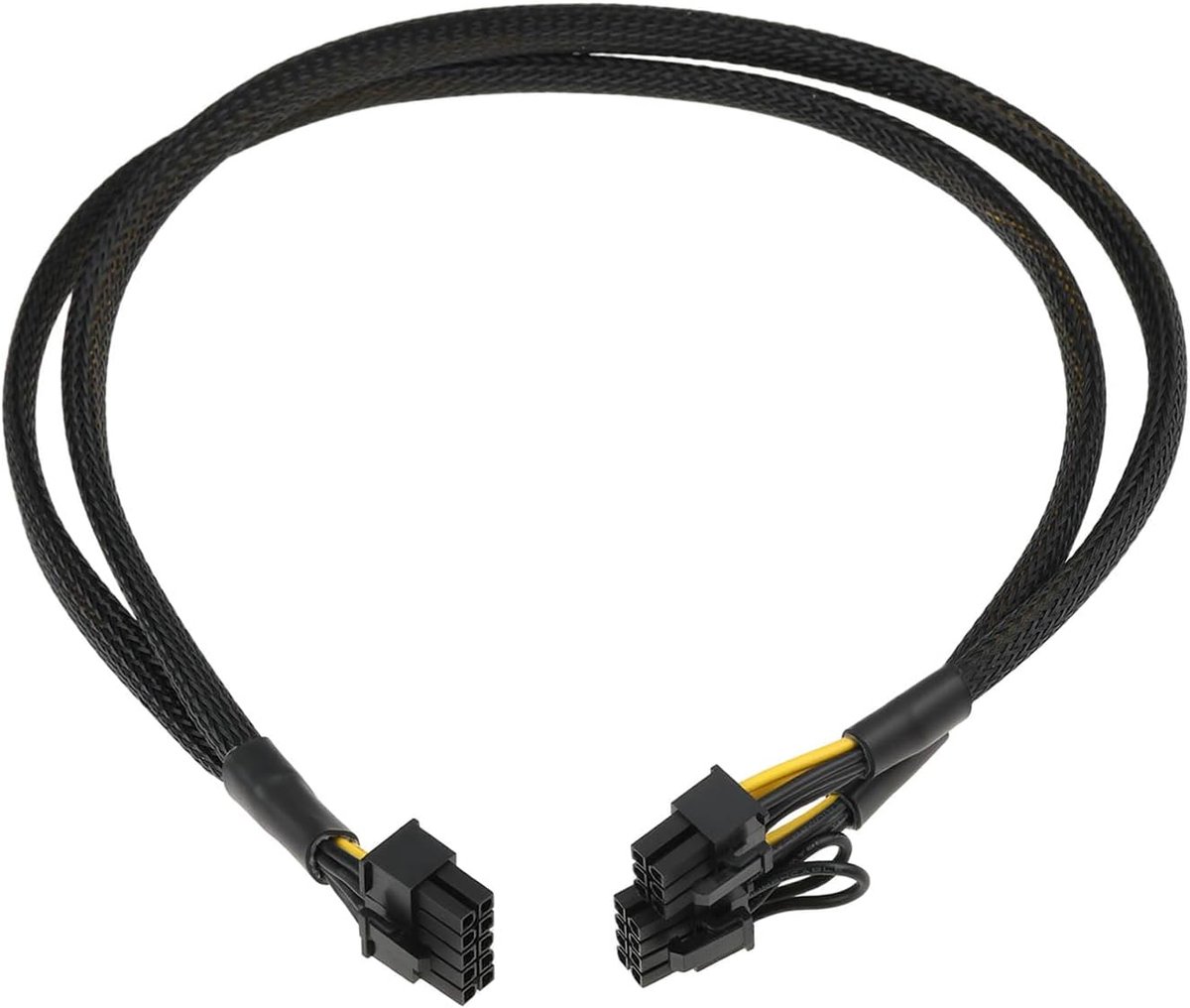 PCIe GPU Power Adapter Kabel 10-pin naar 6+8-pin - 50cm - Voor HP ML350 ML360 G9 - ShopVlot