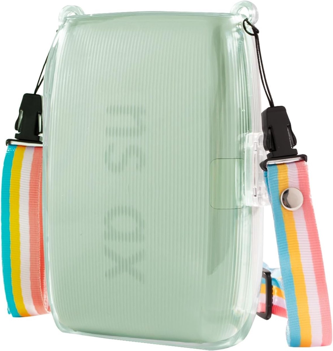 Beschermhoes voor Fujifilm Instax Mini Link 3 Smartphone Printer - Duidelijke Case met Schouderriem en Extra Bescherming