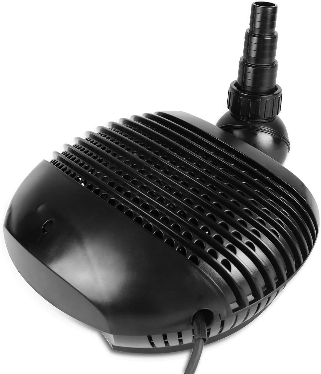 Vijverpomp 10.000 l/h - 155 W - Energiebesparend - Voor koi en watervallen - ShopVlot