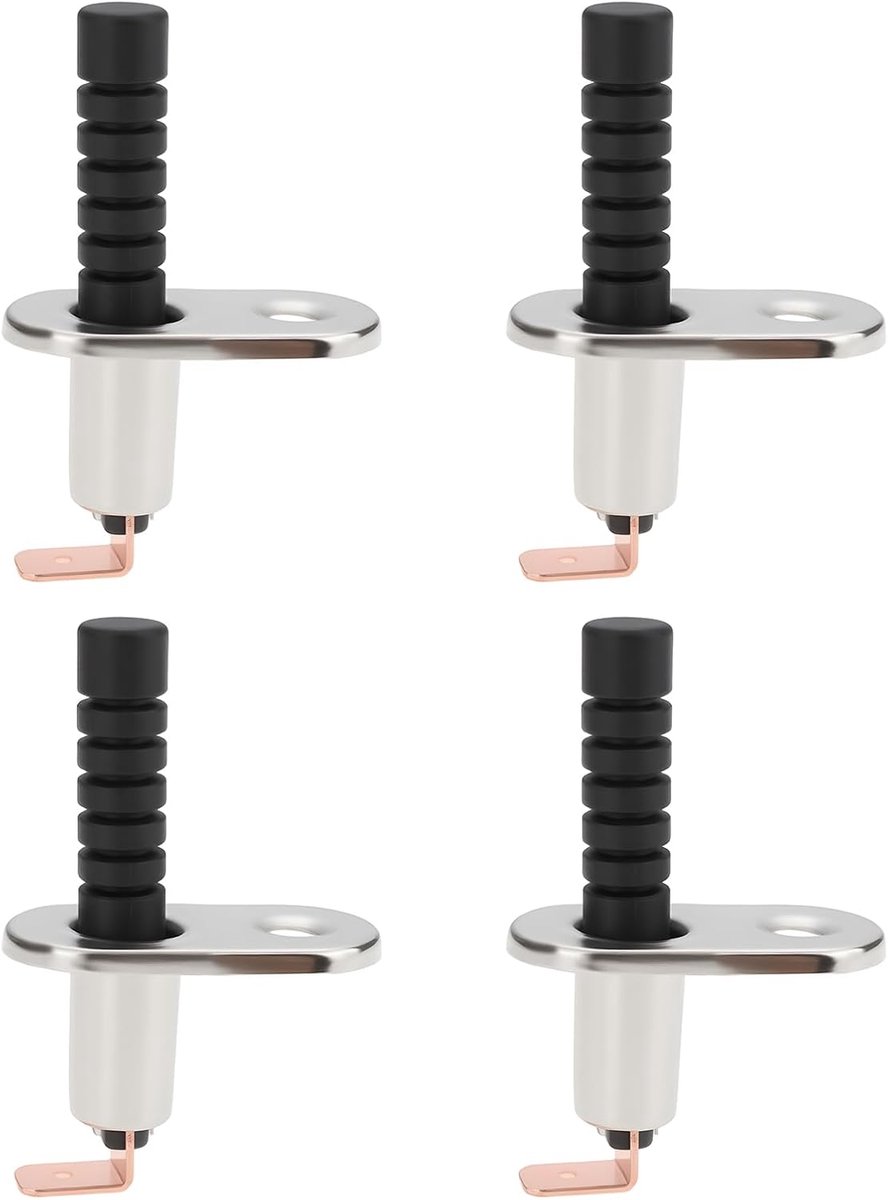 SnelShoppen - 4 Stuks Auto Deur Pin Schakelaar ASW-18-3 20A 12VDC Geschikt voor Binnenverlichting Motor Bescherming Kofferbak Alarm