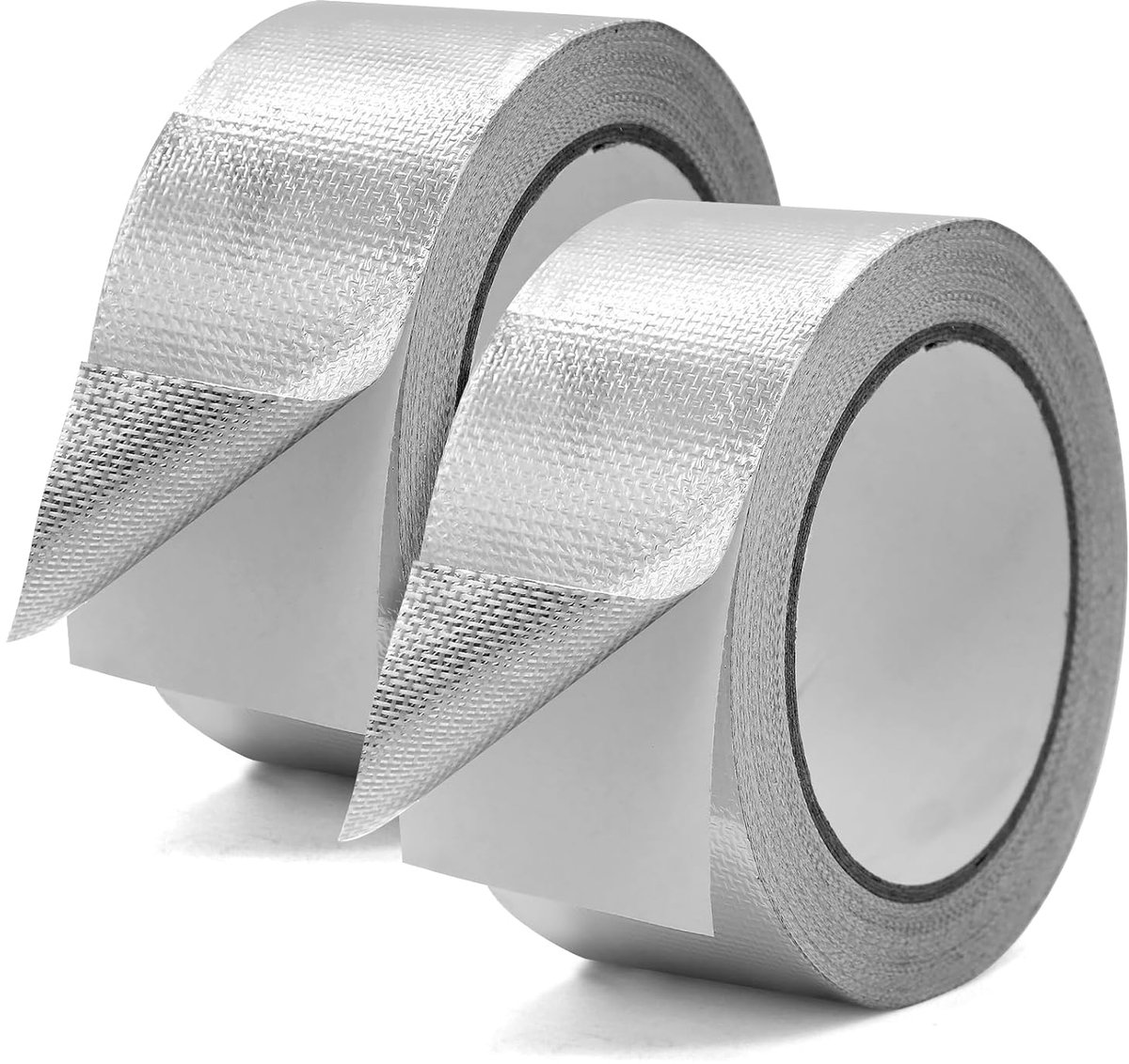 SnelShoppen - Aluminium Tape - Aluminium Zelfklevende Tape - Hoge Temperatuur Weerstand - Waterdicht - 5 cm x 20 m - 2 Stukken - Ideaal voor Pijpleidi