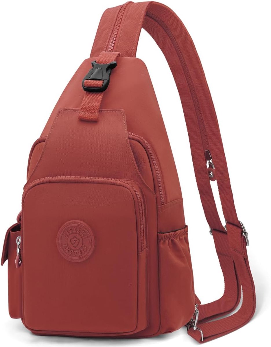 SnelShoppen - Grote Capaciteit Schoudertas voor Mannen en Vrouwen - Waterdichte Sling Bag - Lichtgewicht Rugzak voor Reizen en Buitensporten - Ademend