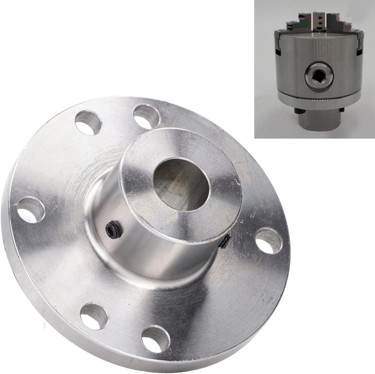 SnelShoppen - BORDSTRACT Front Paneel, Montageflens voor Stalen Draaibeitel 1 Stuk met Opbergtas voor K11 100 K12 100 K72 100 19mm (16mm)