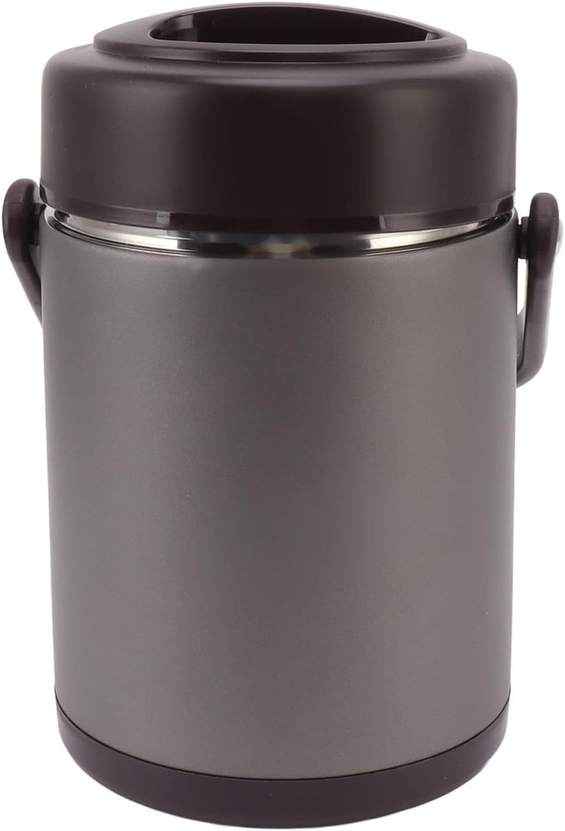 SnelShoppen - Thermoscontainer voor Voedsel, Vacuüm Warmhoudcontainer 2L, Isolerende Container voor Heet Eten, Meerdere Laag, Hoge Dichtheid, Lekvrij,