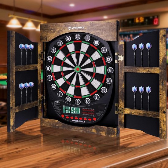 Elektronisch Dartbord - Soft Tip Bord - Spel en Plezier - 354 Spelvariaties - 50.8 cm Diameter - Met Lichten van Merkloos — afbeelding 5
