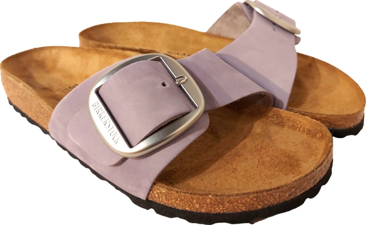Birkenstock Slippers Madrid Big Buckle 1024001 Fog Smal Paars