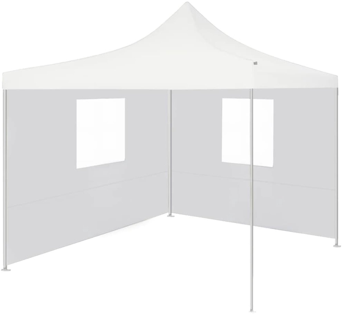 Partytent - 3x3 m - Zijwanden - Easy Up - Paviljoen - Opvouwbaar - Waterdicht - Weerbestendig - Wit