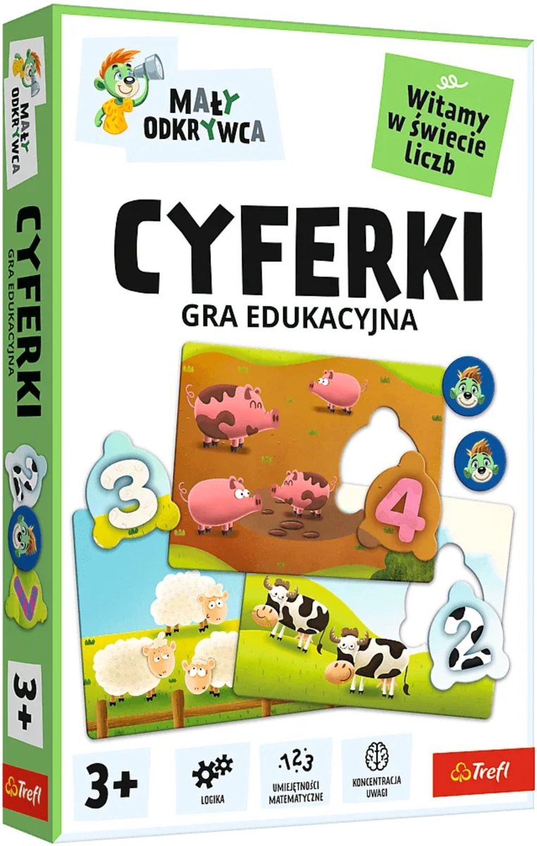 Spel - Little Explorer-nummers Trefl 02810 - UNI