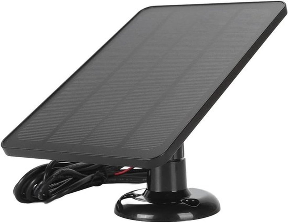 10W Zonnepaneel voor Deurbel, Oplaadbare Zonne-energie Charger voor Ring en Nest Camera, IP66 Waterdicht en 360° Verstelbaar voor Betrouwbare Voeding