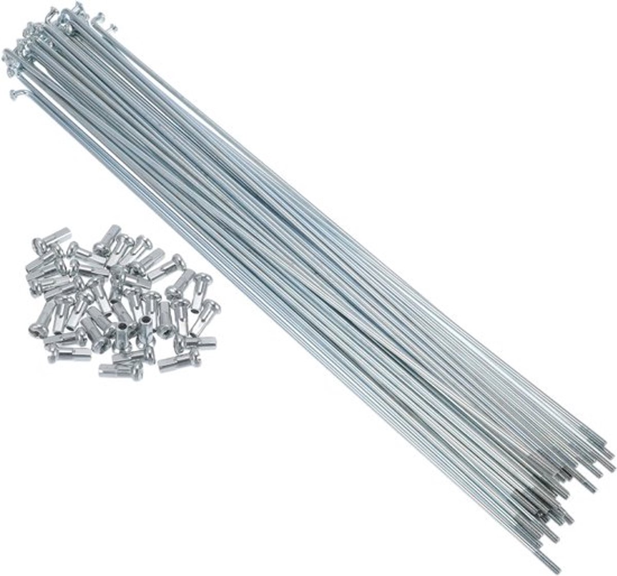 Fiets Spaken Set van 45 Staal Gegalvaniseerd 13G 251mm Lengte voor Fietswielen en Reparaties