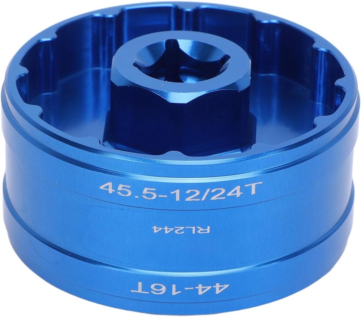 SnelShoppen - Tools voor het Verwijderen van Fiets Ratchet Kit, 44 Mm 45.5 Mm 16 24 Notches Dubbelzijdige Onderste Bracket Verwijderaar