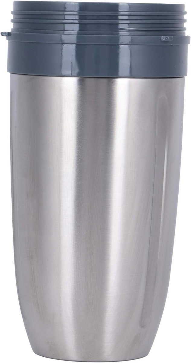 SnelShoppen - Blender Vervangcup, Duurzame Herbruikbare Juicer Cup van Roestvrijstaal, Veilig en Niet-Toxisch voor 600W 900W 1000W Sap Extractor, Eleg